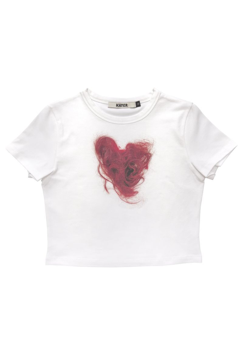 KATER（カーター）の「Heart Hair Tee WHITE A（Tops）」