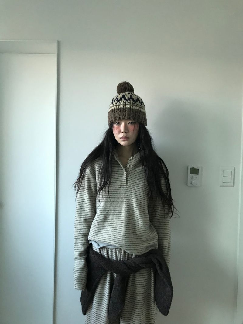 Fwee Fleece Knit Hoodie (2color)