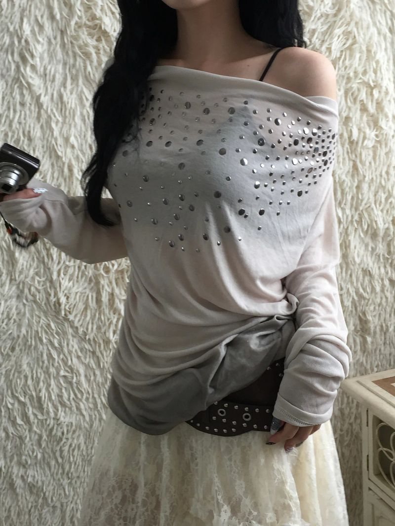Vintage Stud Drape T