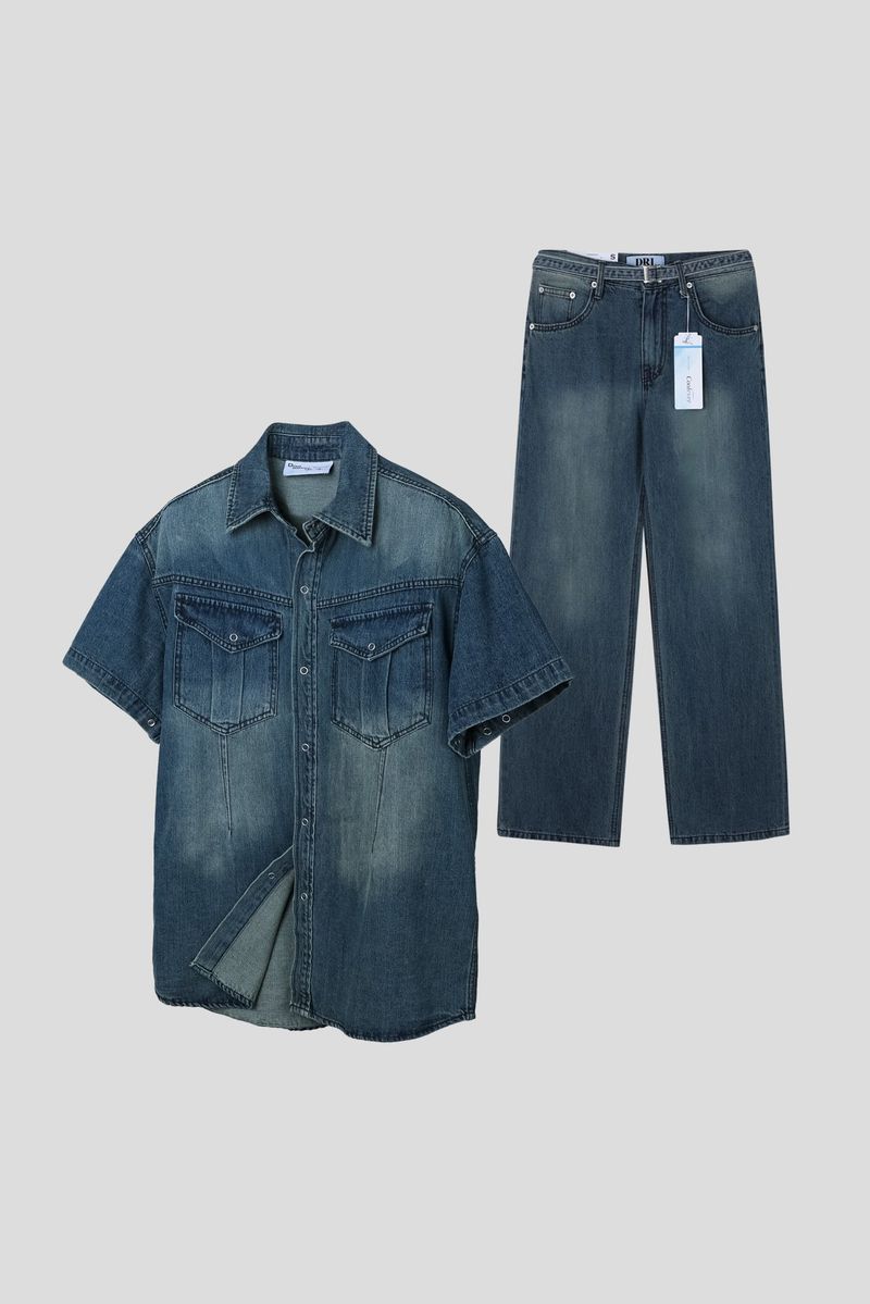 MG317 Cool ever Western Muscle Fit Shirt (3 colors)