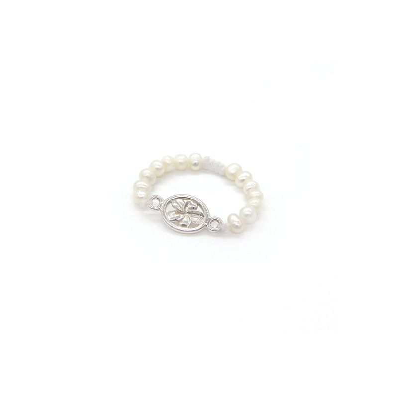 [CCNMADE] Plumeria Pearl Ring