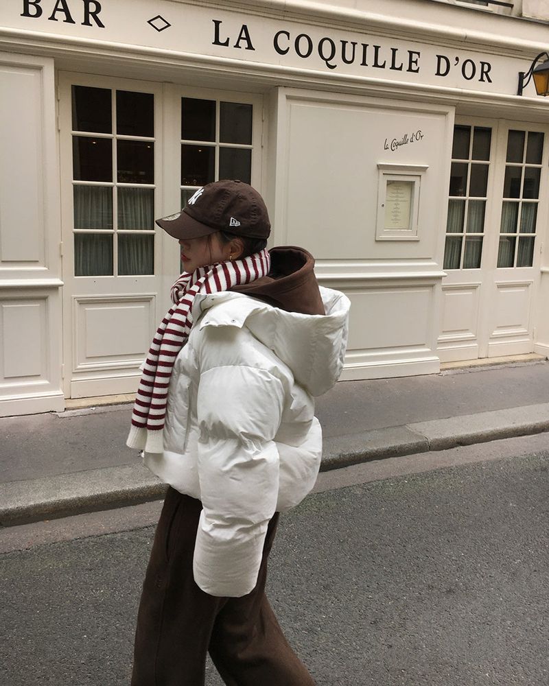 [ORIGINAL] Oreo Hooded Down Jacket