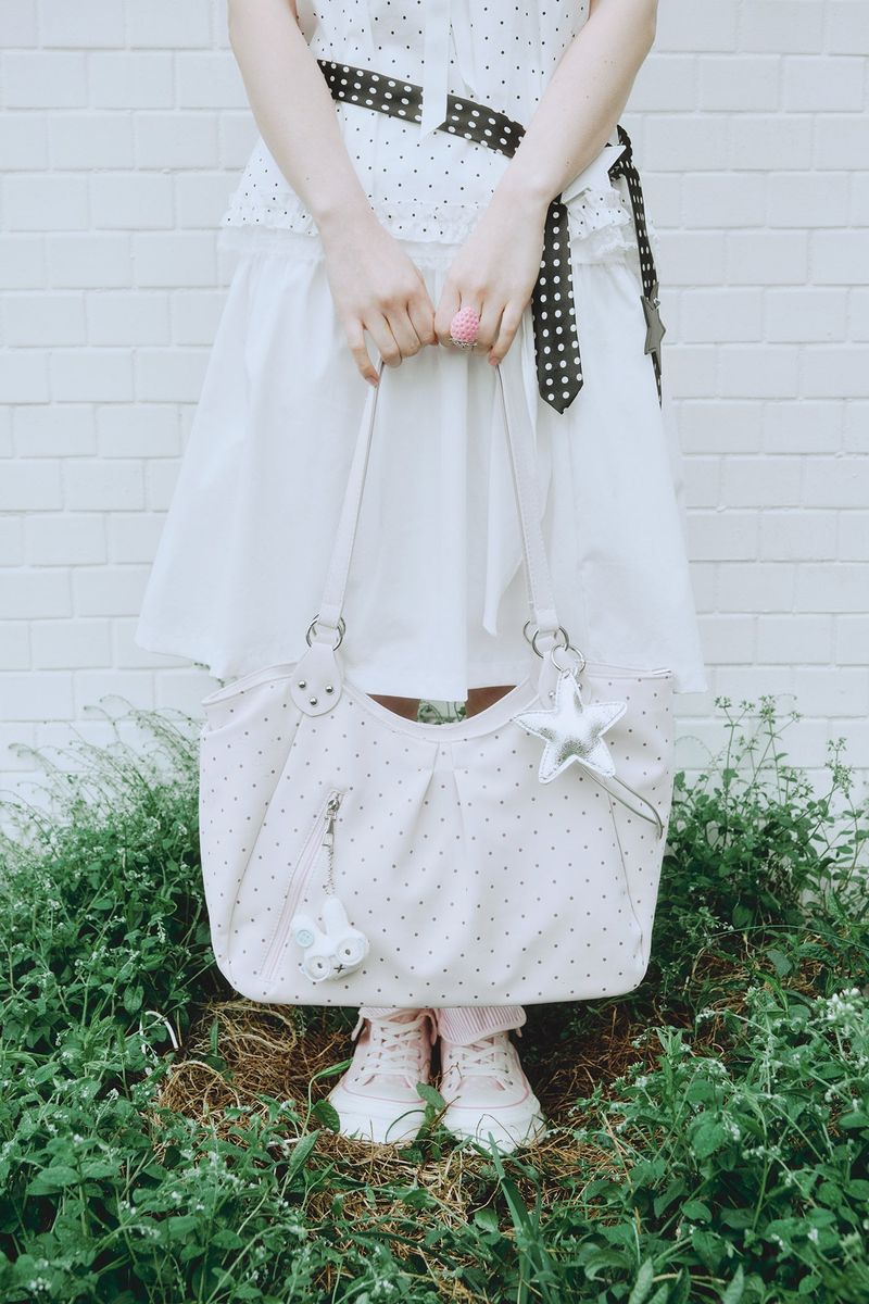 SOFT DOT SHOULDER BAG (2COLOR)