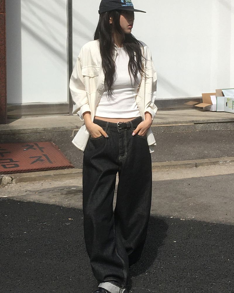 Cozle Wide Denim Pants
