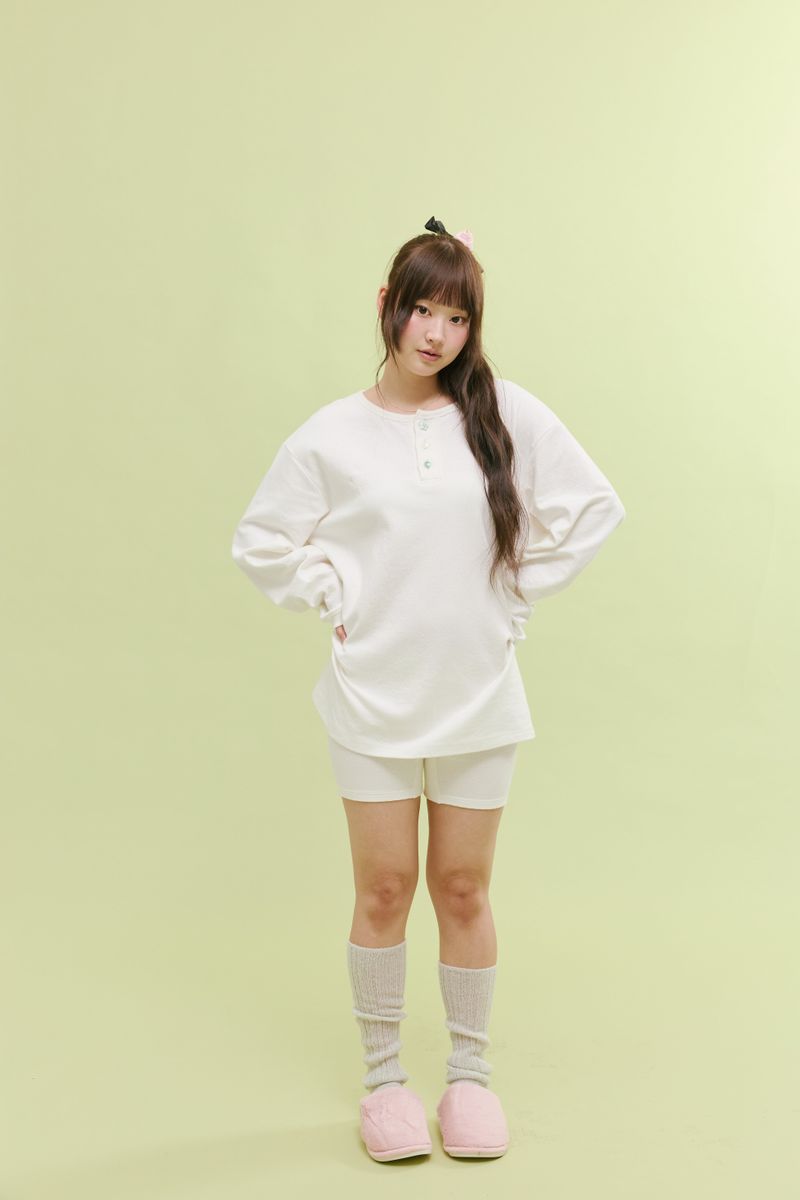 cottage long sleeve vintage ivory