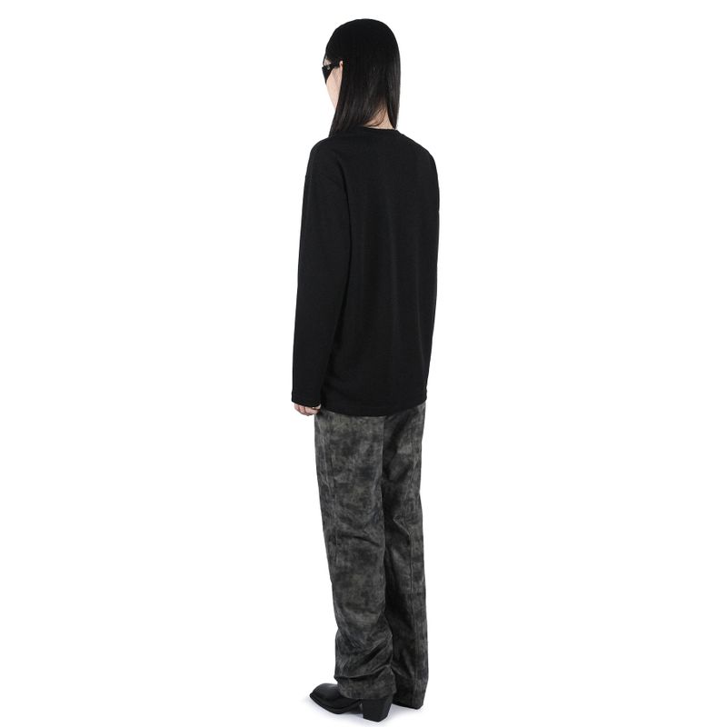 Essential Knit T Shirt Black