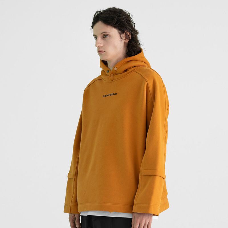 KALAPATTHAR（カラパタール）の「Cotton Napping Hoodie Sweat Shirt - ORANGE（Tops）」