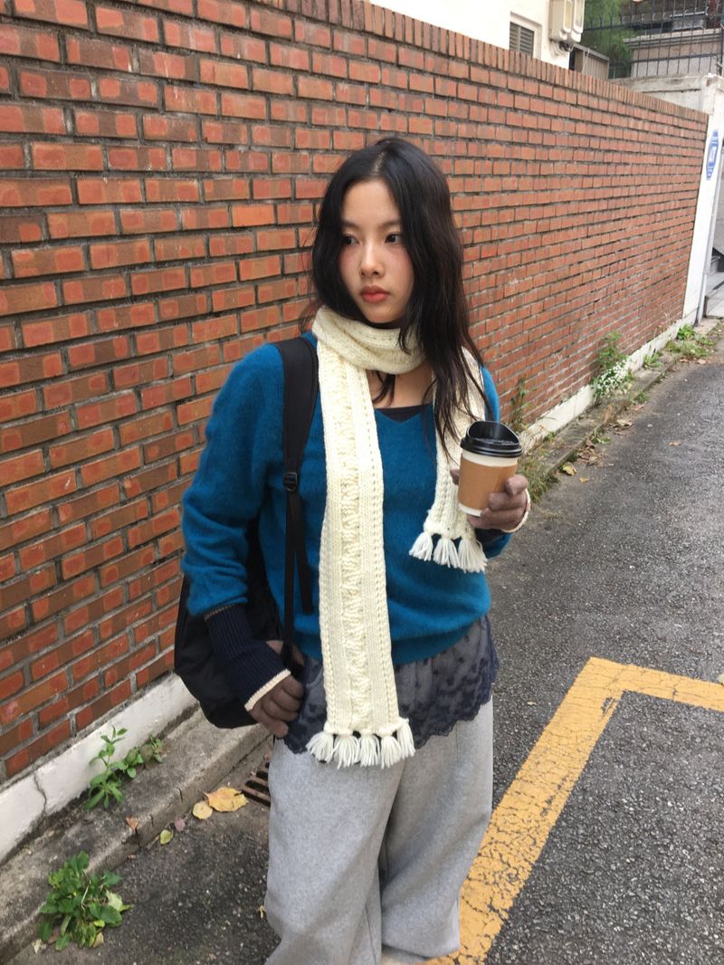 DUGGY(ダギー)の「Grunge Wool Muffler (3color)(Fashion Accessories)」