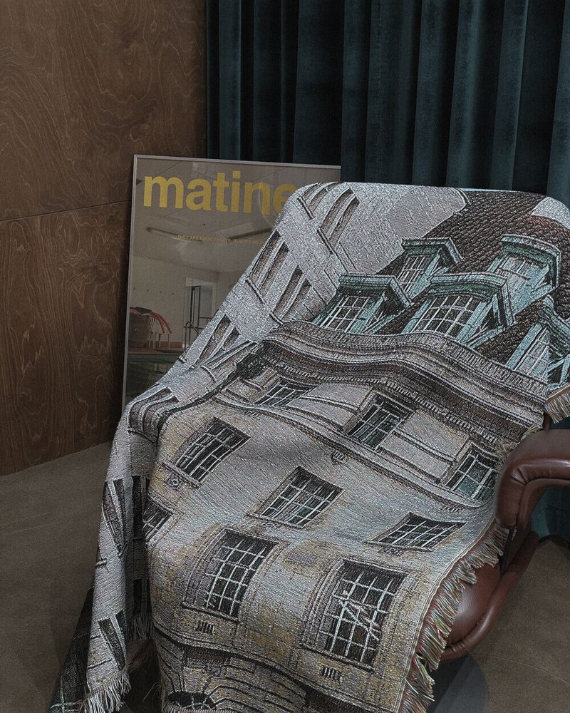 Tapestry woven blanket WB02