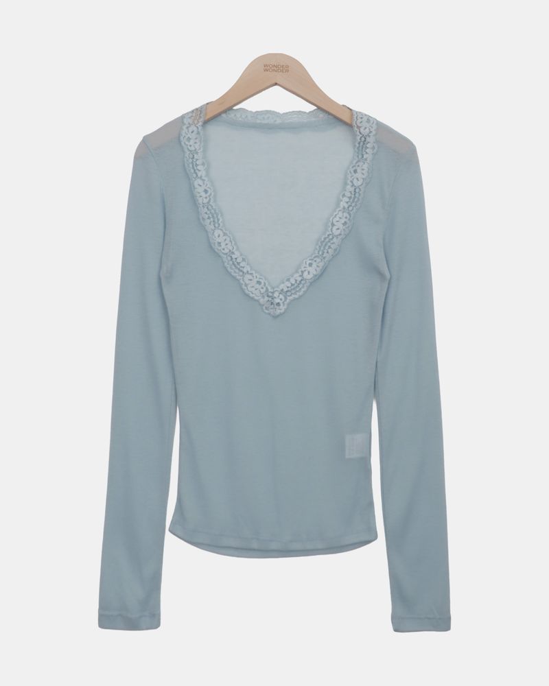 Skan Lace Long-Sleeve T-Shirt