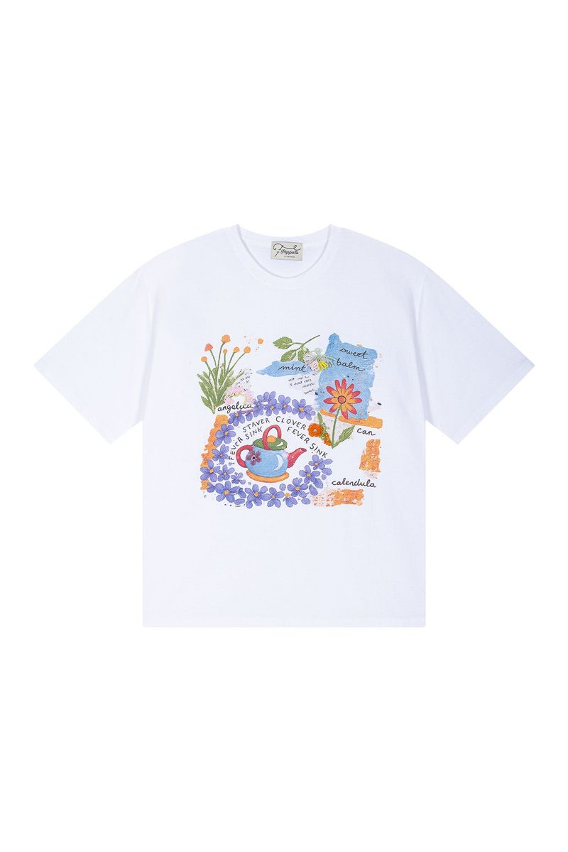 POPPALS（ポップパルズ）の「Herb Garden T-shirt Atelier Kit [Ivory]（Tops）」