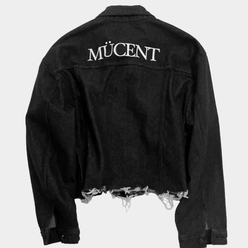 MUCENT（ムセント）の「クロップダメージデニムジャケット（ジャケット/アウター）」