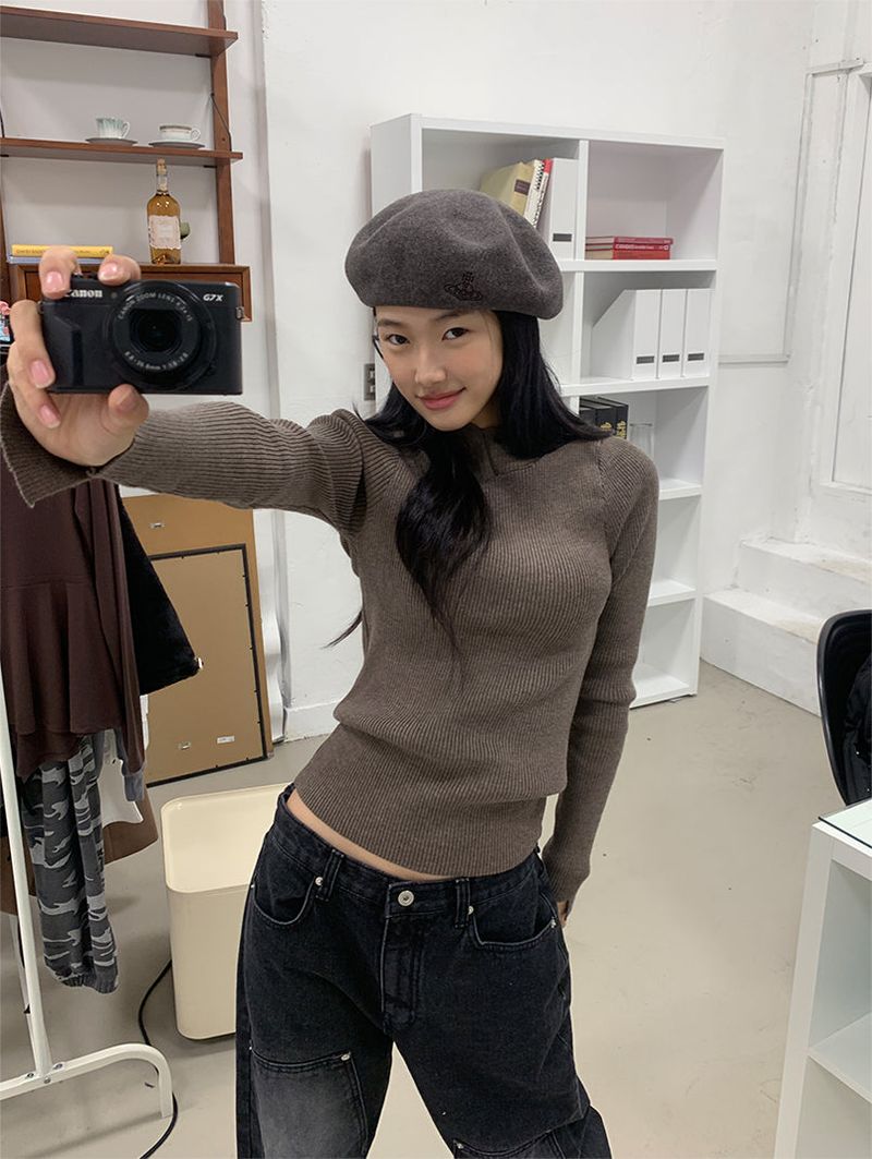 KATE HOODIE KNIT (2COLOR)