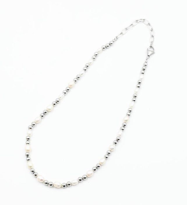 No.0707 P&S mix necklace