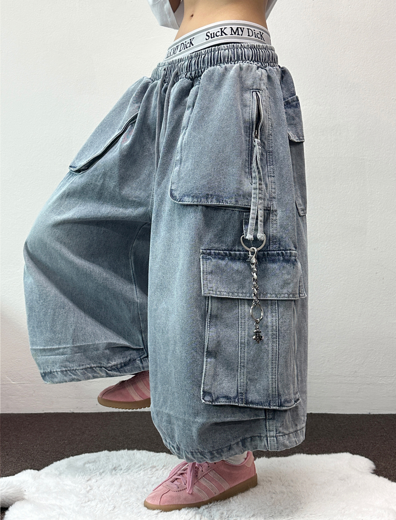 D-RING ZIPPER CARGO Bermuda