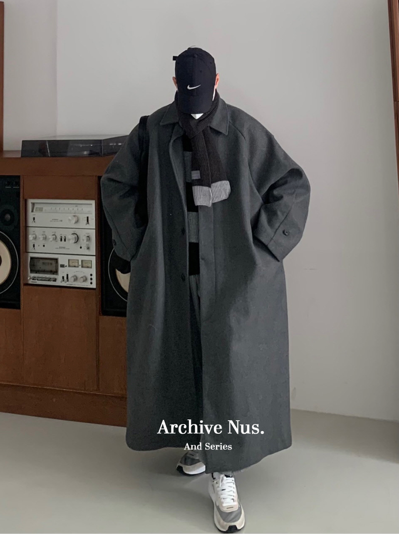 Nus. Wool Grey Coat(2color)