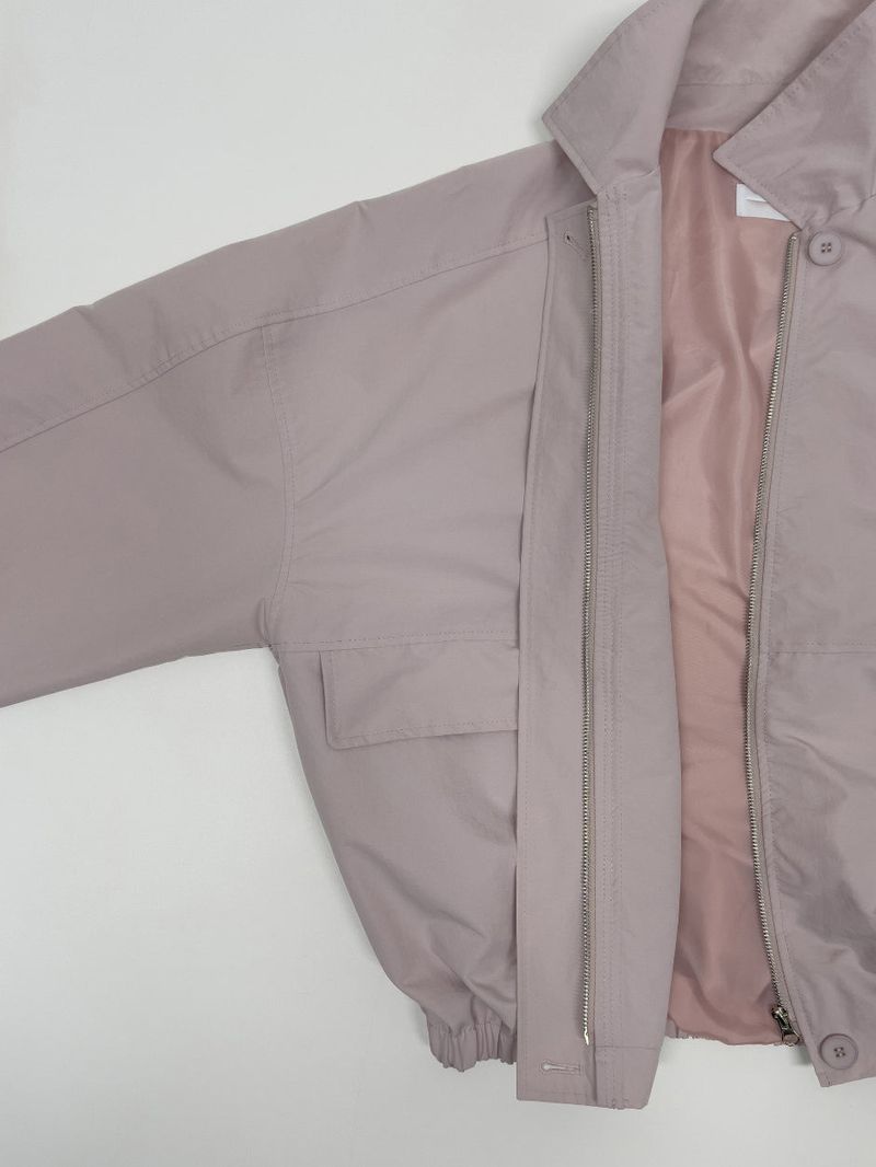 Return Pocket Overfit Bomber Jacket