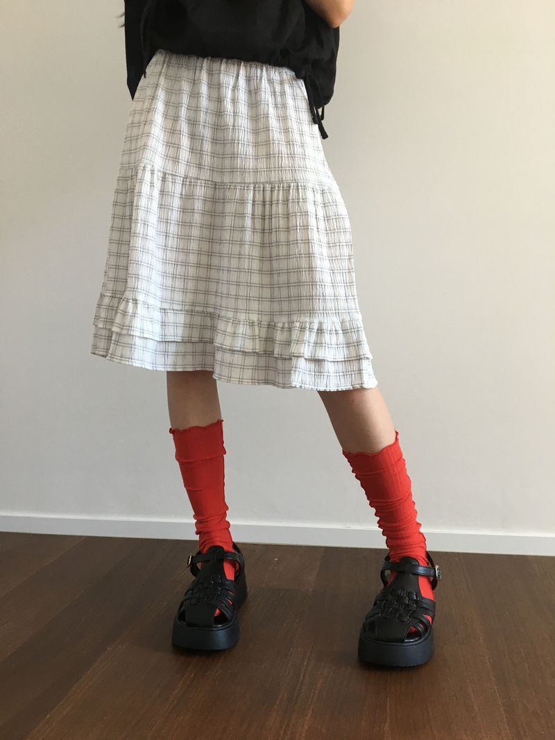 DUGGY(ダギー)の「Popping Tencel Knee Socks (4color)(Fashion Accessories)」