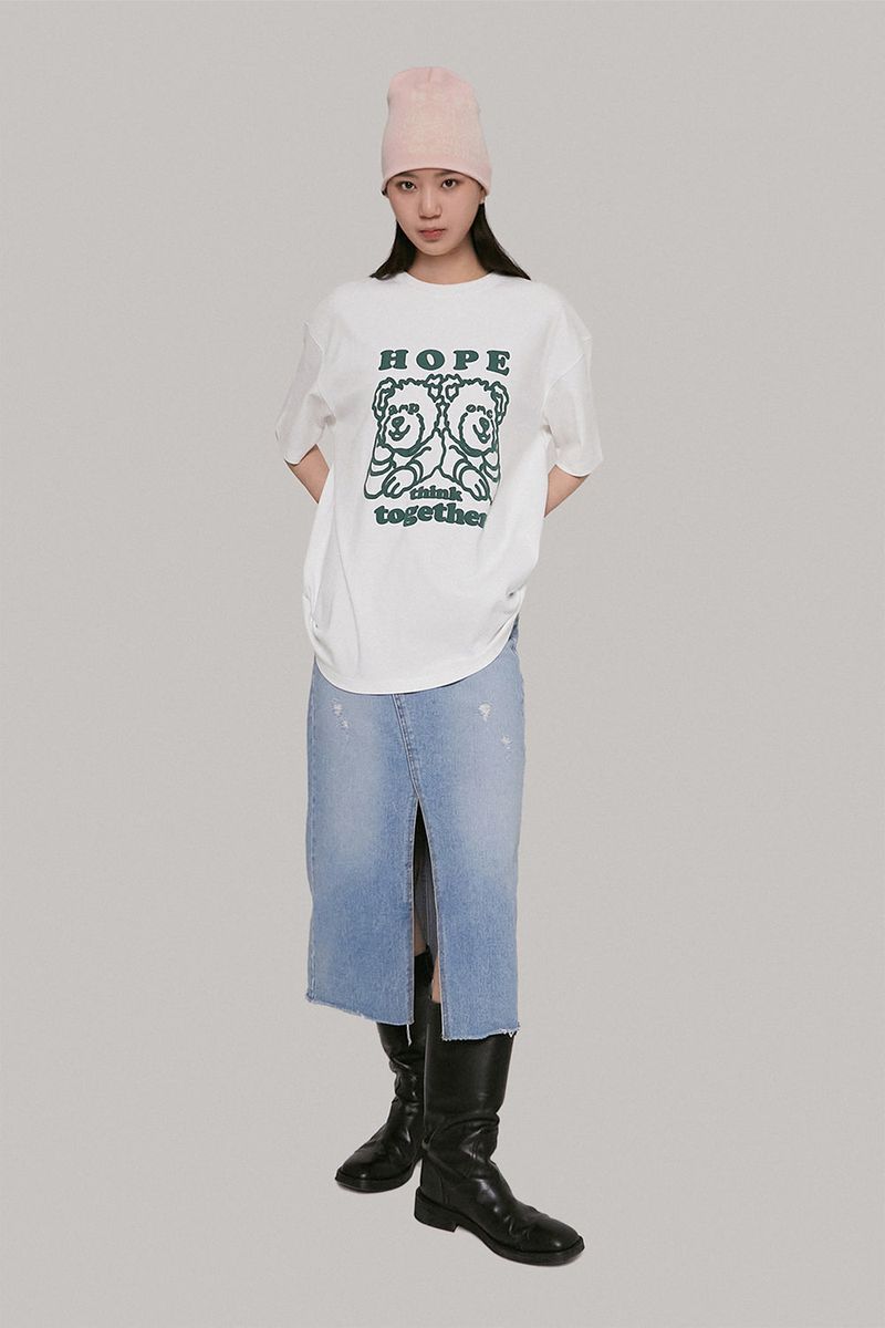 APIECEOFCAKE（ピースオブケイク）の「HTT Tee_White（Tops）」