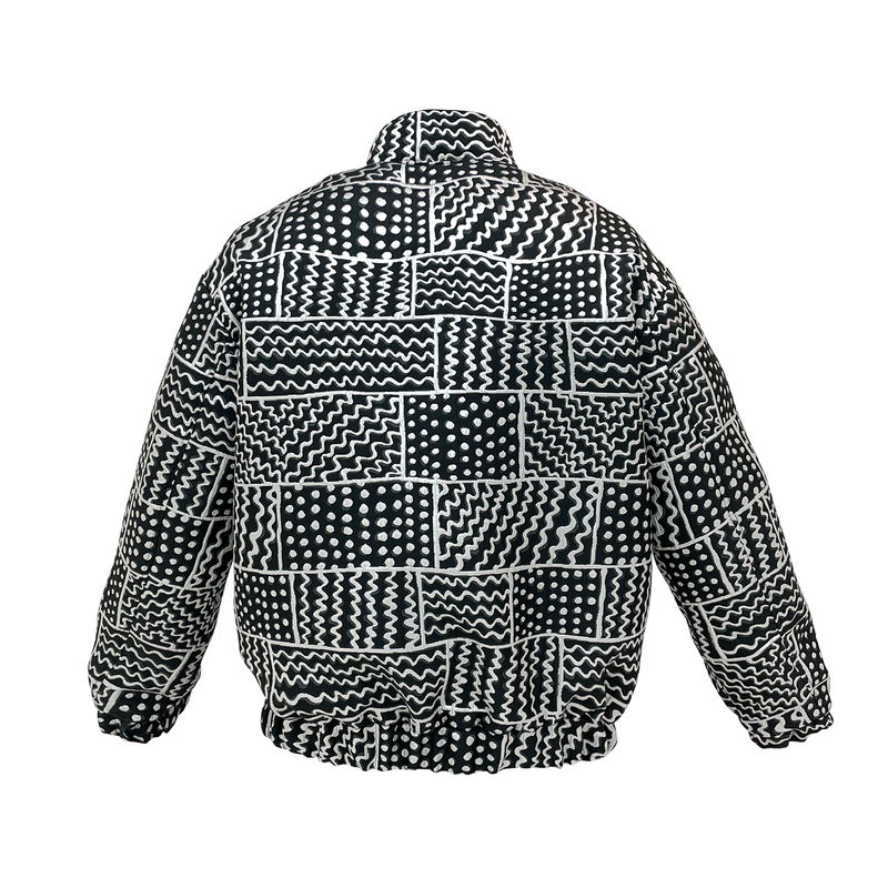 METALIC ANORAK BLACK