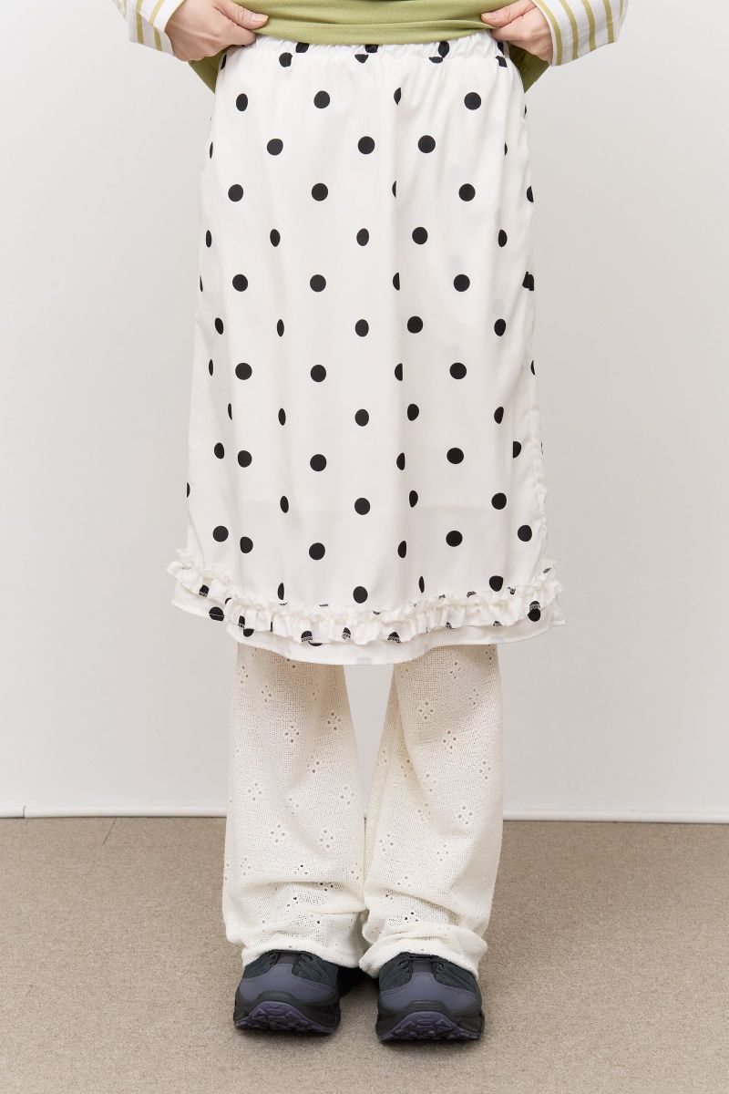 (W) Soap Frill Bubble Skirt