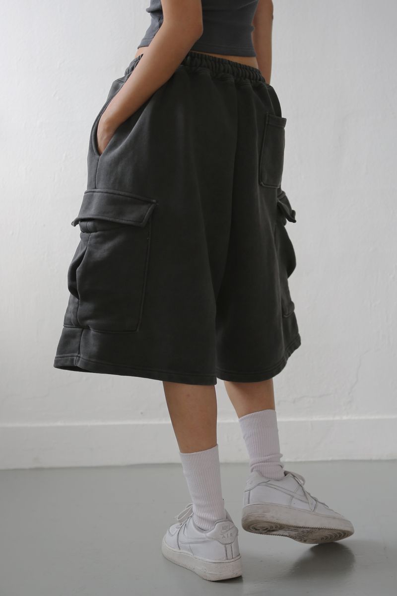 ASH PIGMENT BERMUDA PANTS