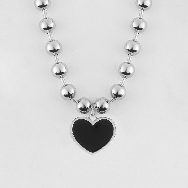 BIG BLACK LOVE NEC SILVER925 (DOODLE)
