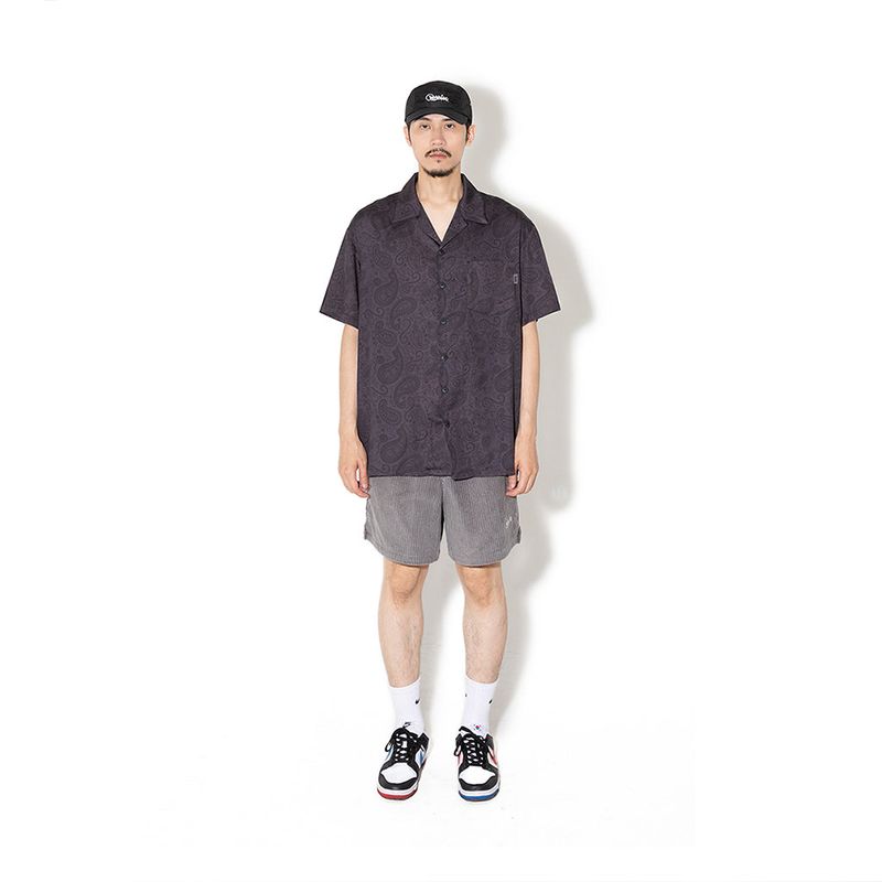 PAISLEY HALF SHIRTS purple