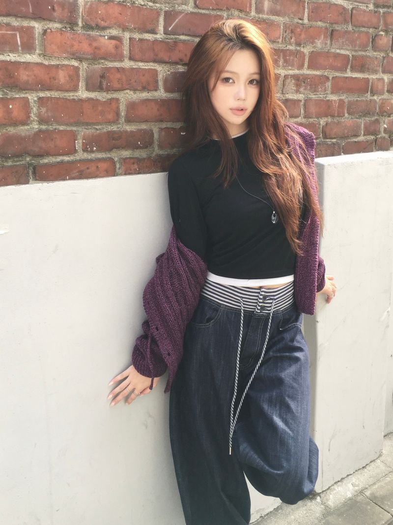 Witty Cable Hooded Knit Cardigan (5c)