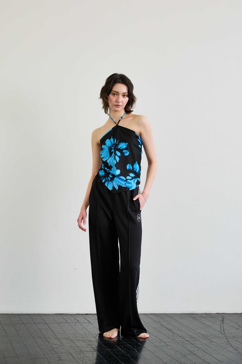  FLUTTER HALTERNECK / BLUE