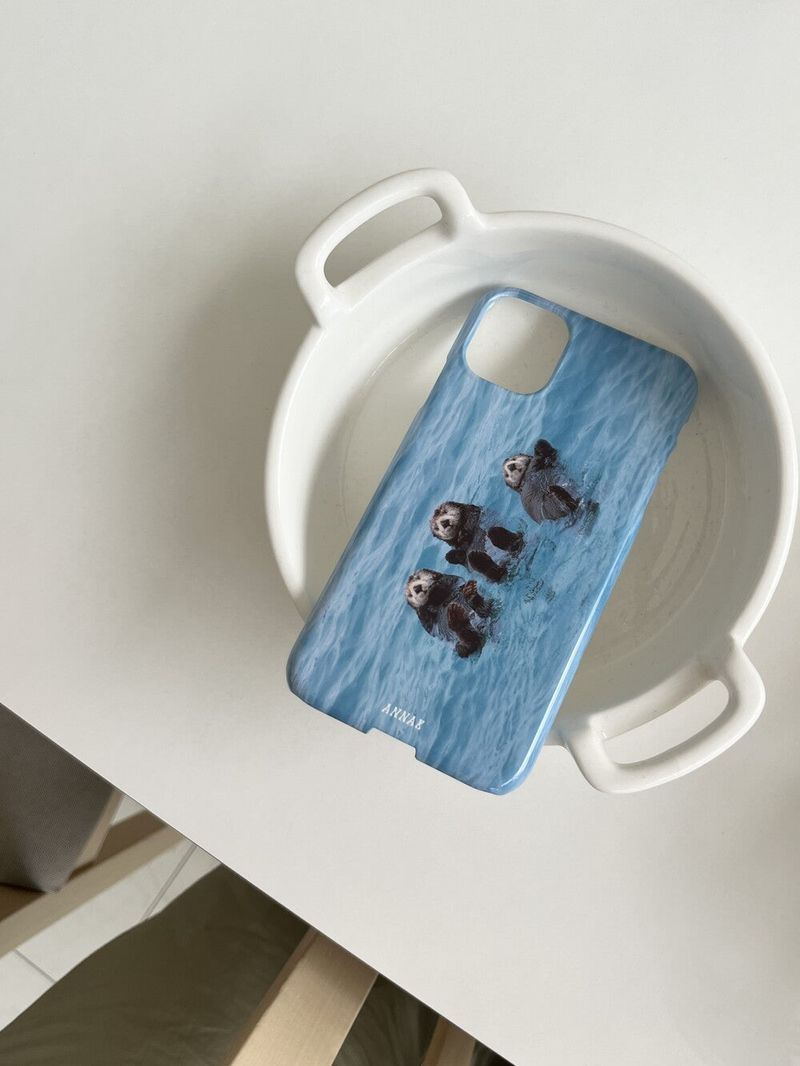 [sea otter triplets hard case]