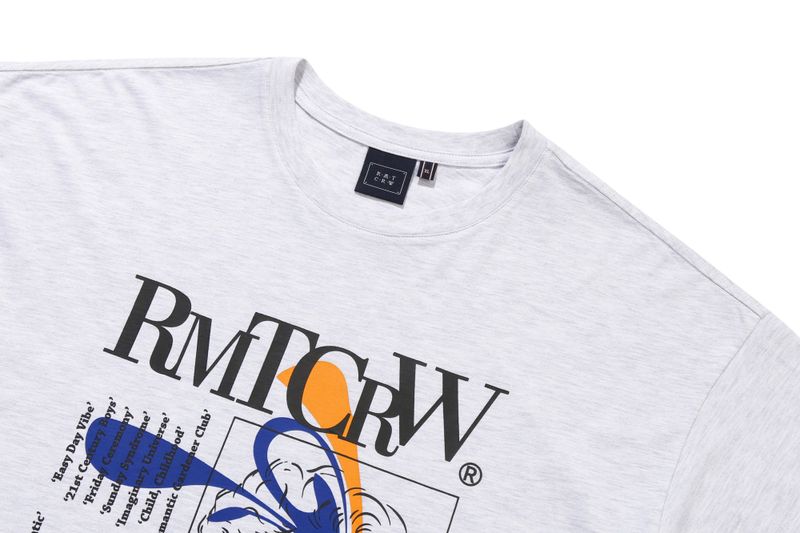 GALLERY PRINTING TEE SHIRT_LIGHT GREY