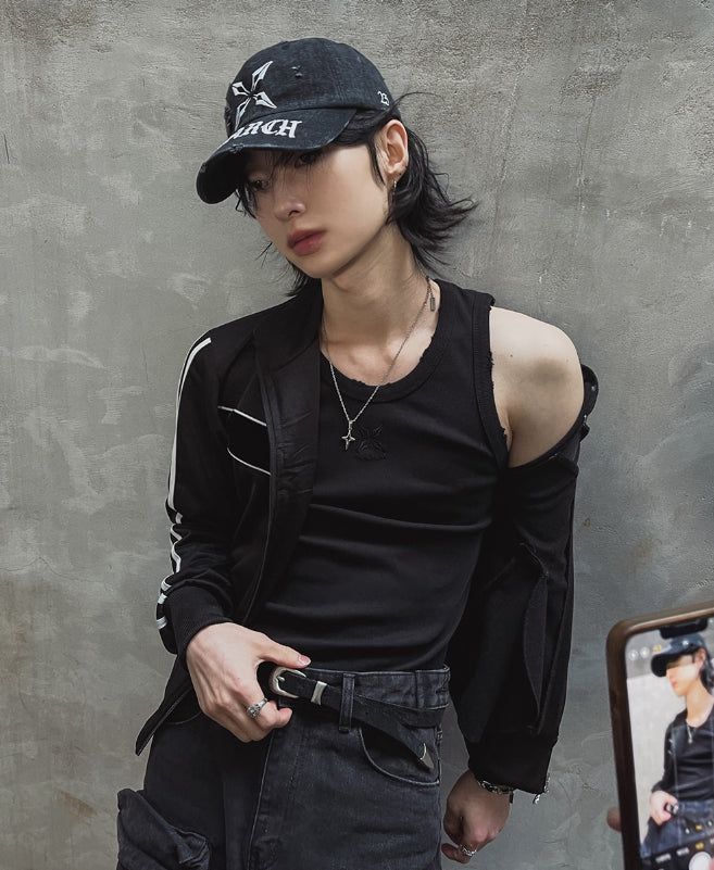 [LANARCH] Destroyed Logo Sleeveless