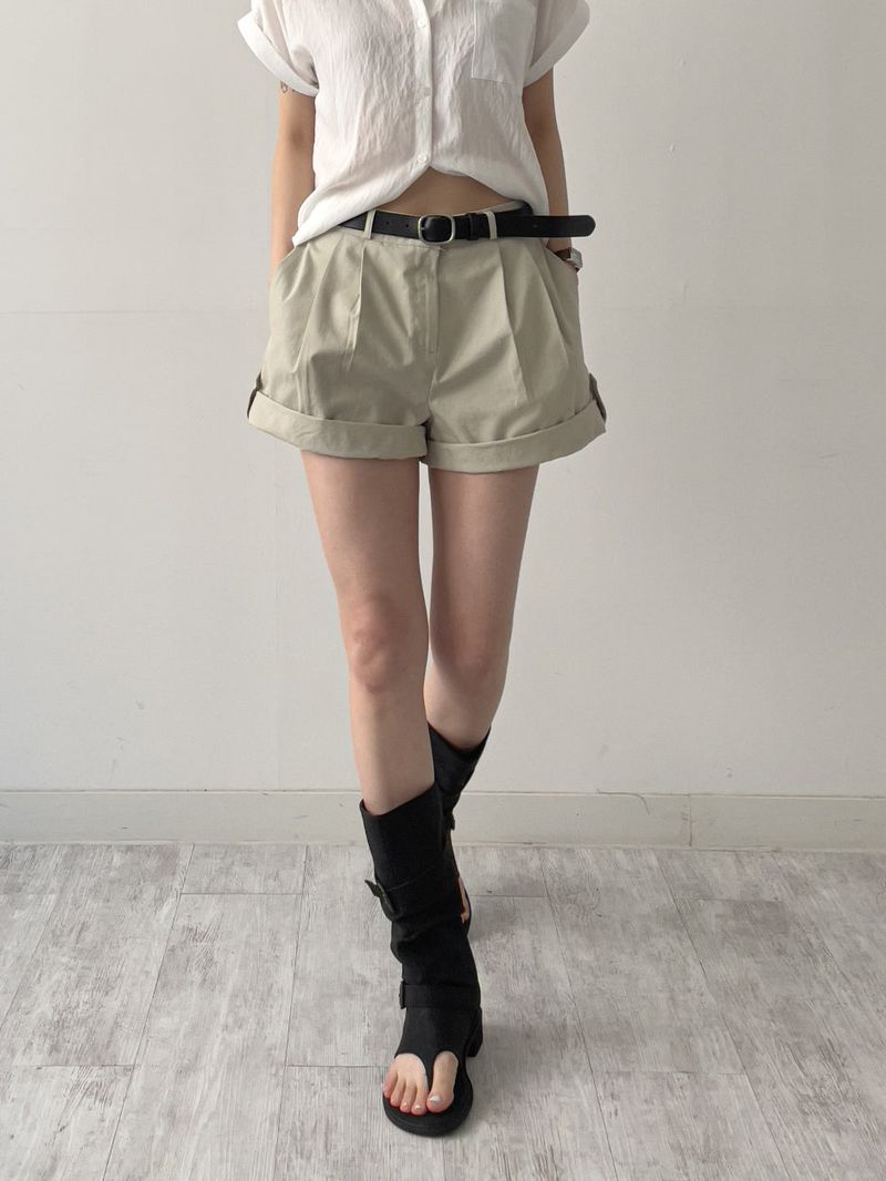 INCHANT ME(インチャントミー)の「Cabra Cotton Pintuck Shorts(Pants)」