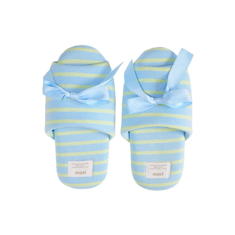 リボンルームシューズ (Stripe/3color)