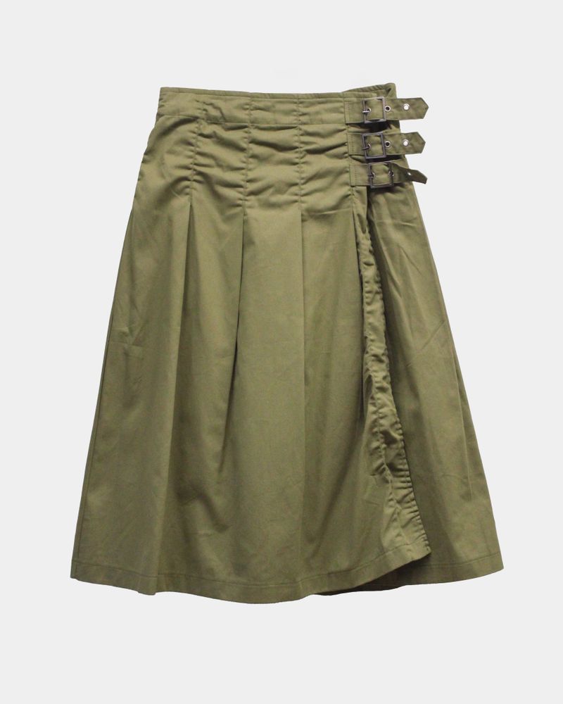 Buckle Wrap Skirt