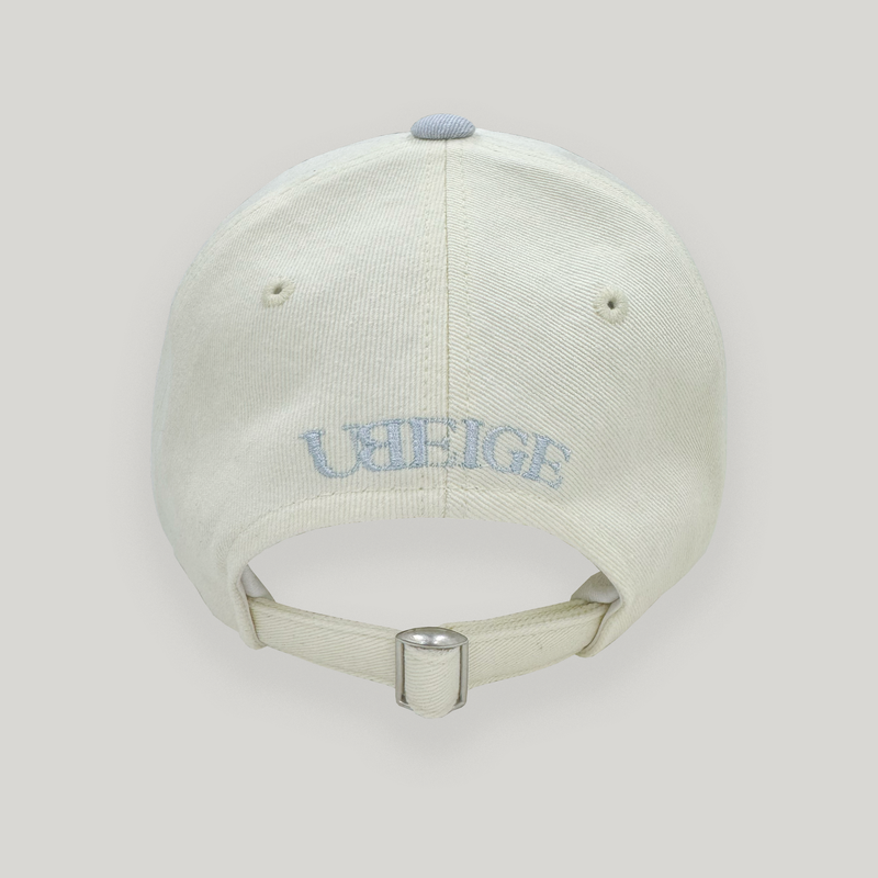Sky Blue/Cream Pigment Ribbon Cap