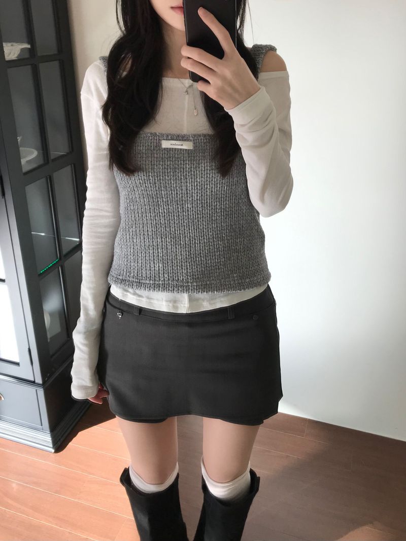 Ripple Knit Sleeveless (3 colors)