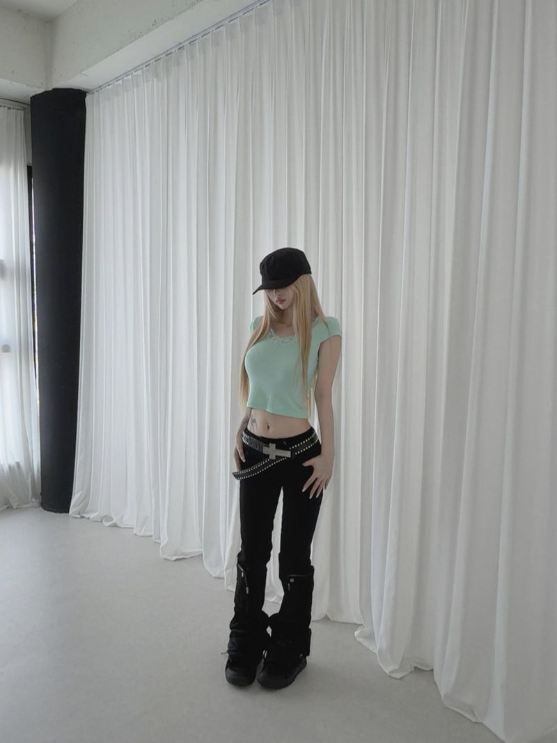 slay pocket bootcut pt (2 color) 