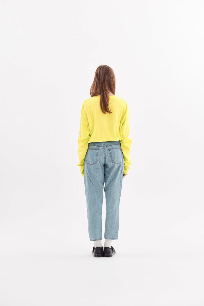  "psln" long sleeve lime