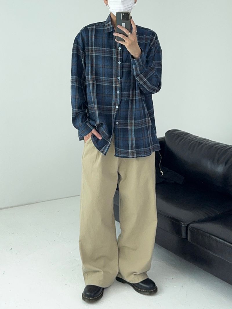 [MADE] Urban Mood Wool Over Check Shirt (6C)