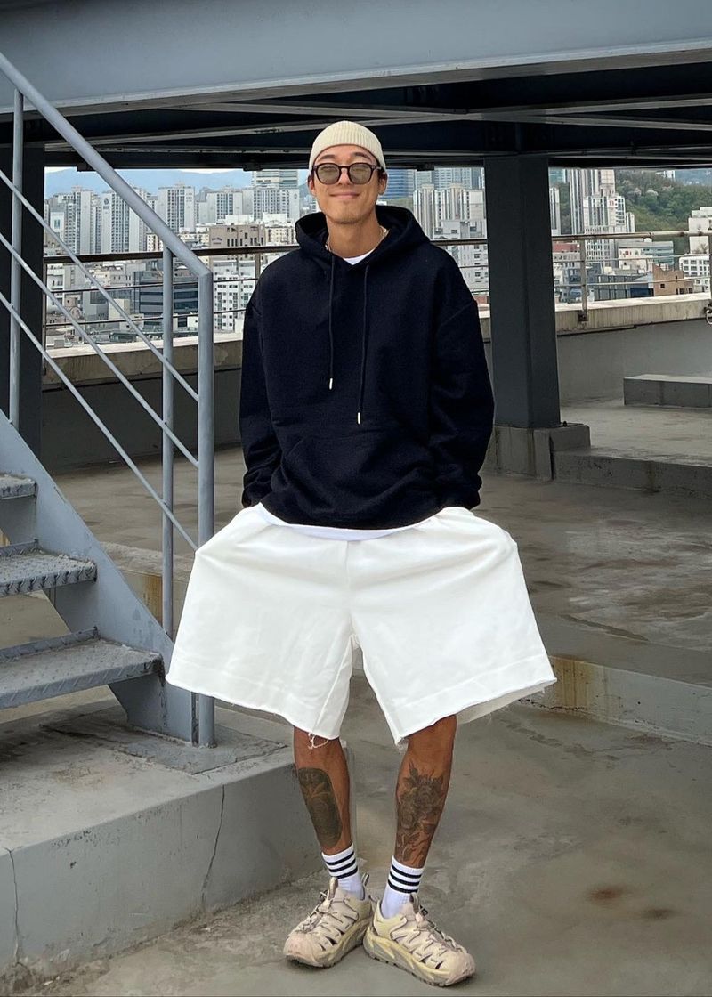 Essential flared half Pants 4COLOR