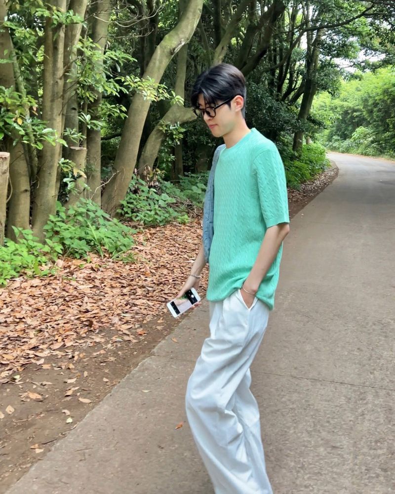 Palette twist short sleeve Knit