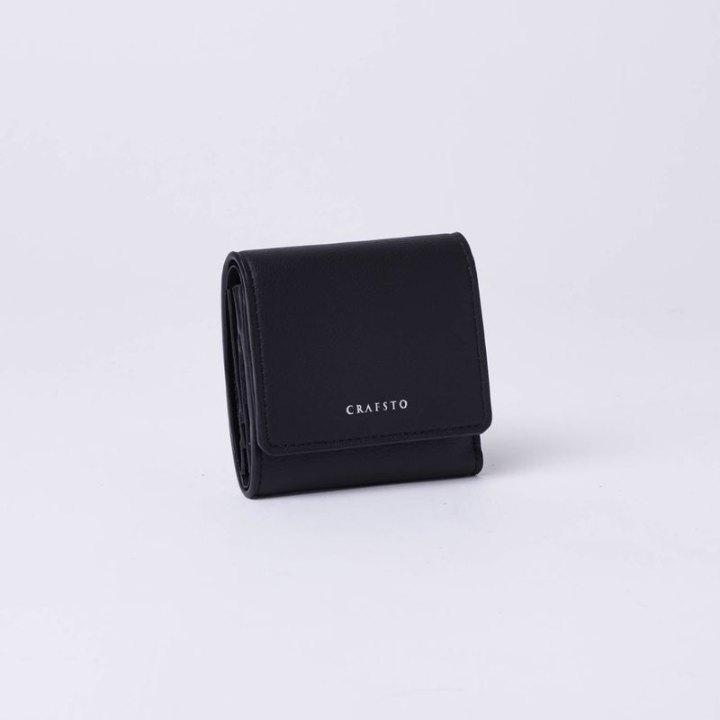 Cactus leather tri-fold wallet