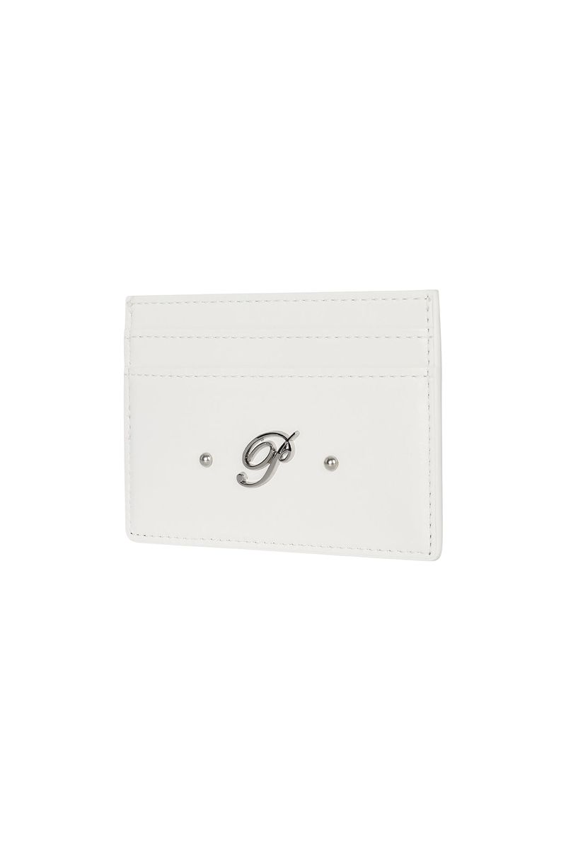 SIGNATURE CARD WALLET white