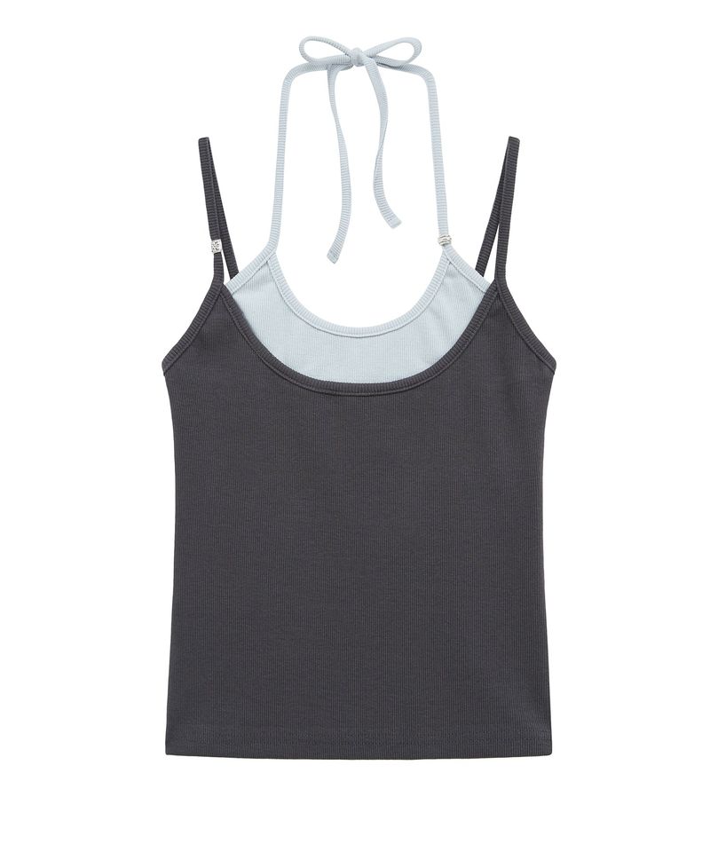 MIDNIGHT MOVE（ミッドナイトムーブ）の「combi top (dark grey)（Tops）」