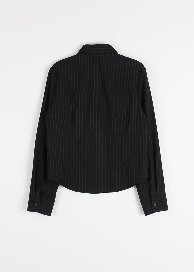 FRILL STRIPE SHIRT