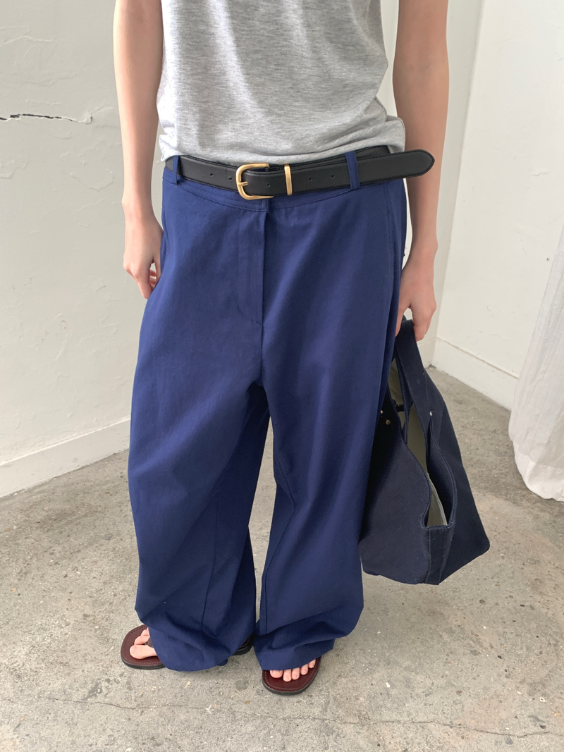 moss cotton pants