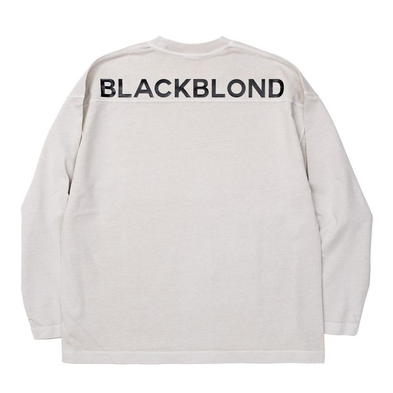 BBD ヒデンスローガンピグメントロングTシャツ（サンド）