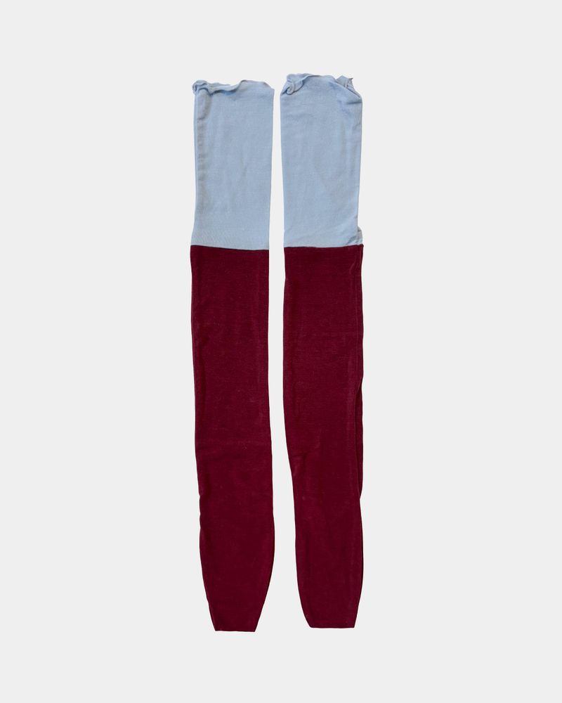 Two-color Knee Socks